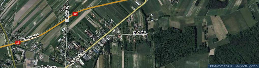 Zdjęcie satelitarne Nadwitnie ul.